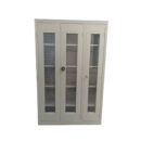 Armoire vitrées 03 portes avec 05 étagères en acier- AR04