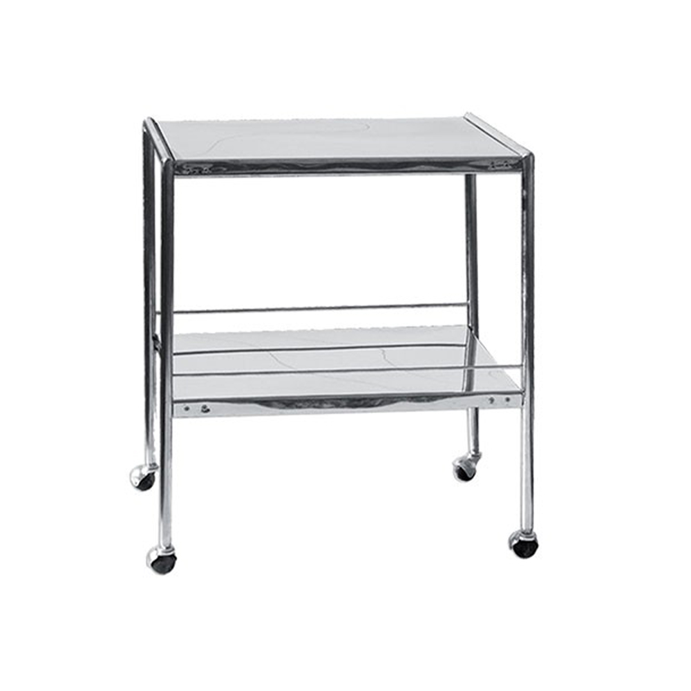 Chariot de bloc 02 étages en INOX PM- CH03
