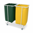 Chariot de Linge Hospitalier à Double Sac- CH06
