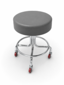 Tabouret médical à vis S/D chromé- TB04