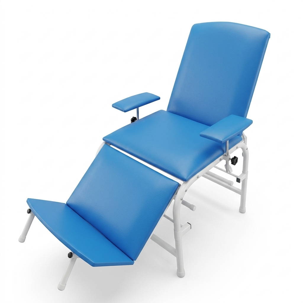 Fauteuil de prélèvement avec repose pieds- FT02