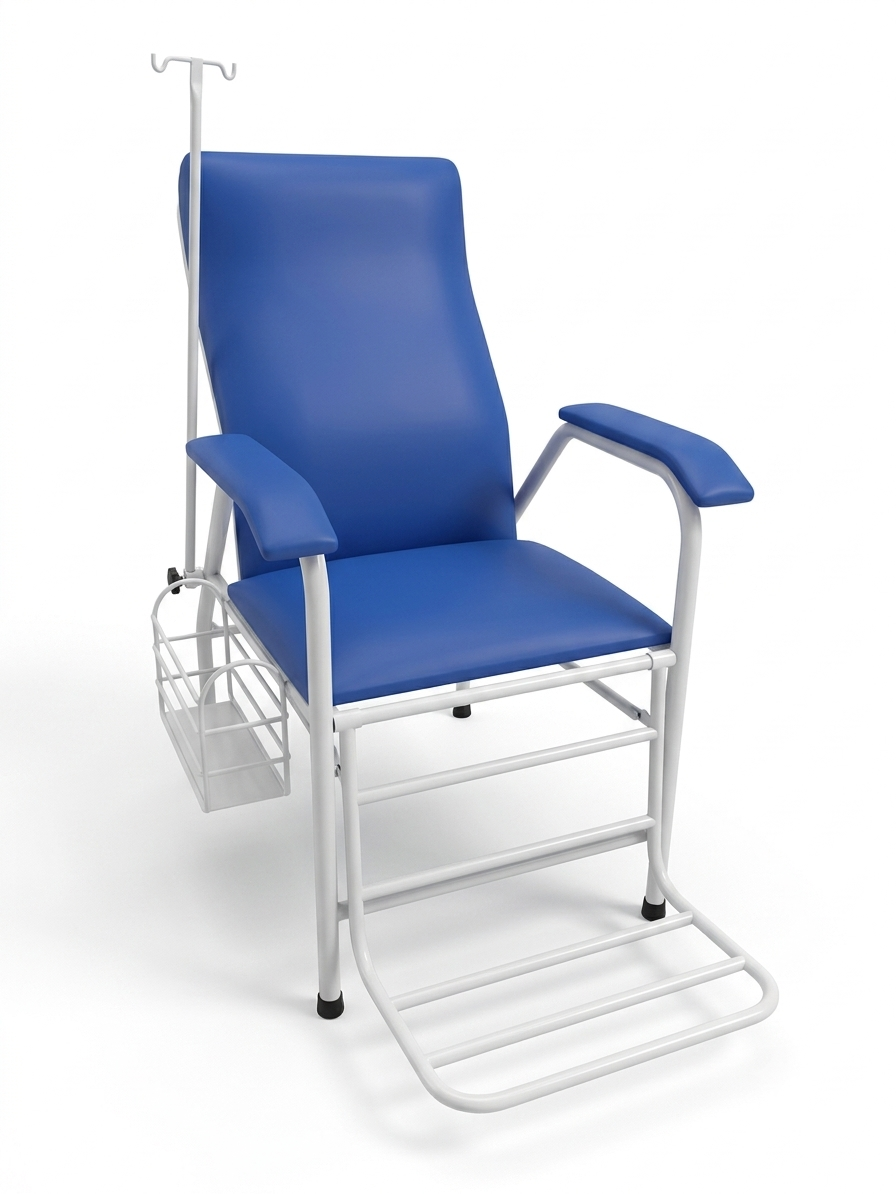 Fauteuil de prélèvement avec repose pieds réglable- FT03