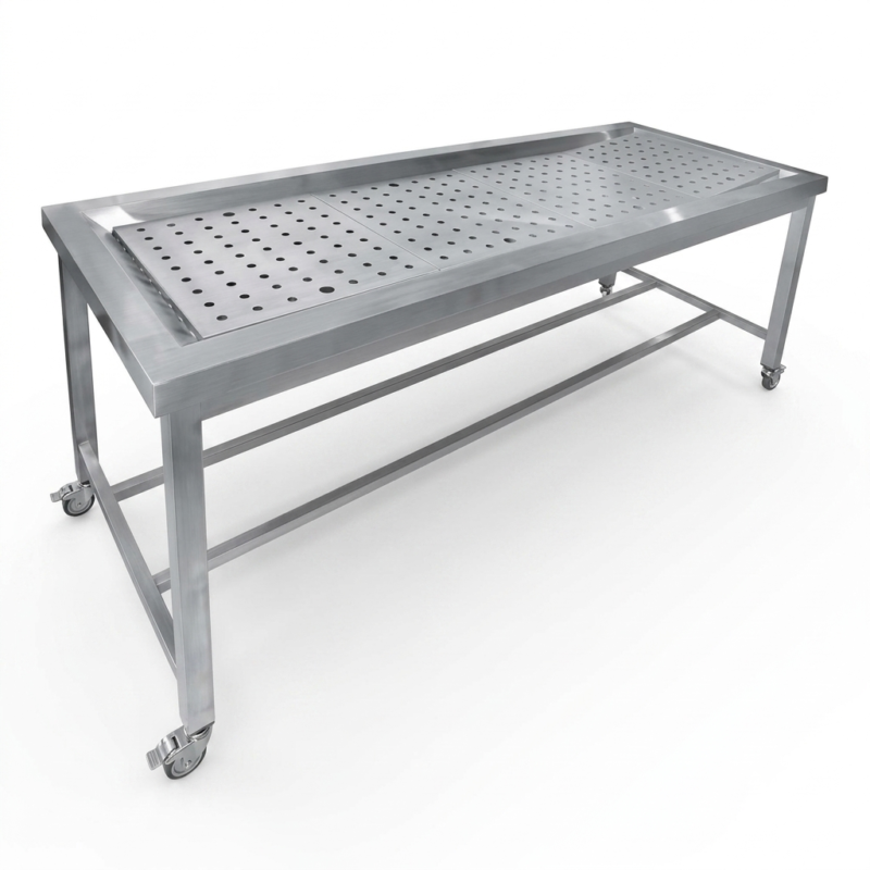 Table de Lavage Mortuaire (plateau perforé)- EM02