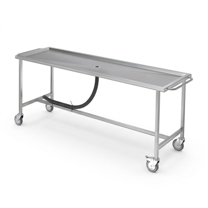 Table de Lavage Mortuaire en INOX- EM01