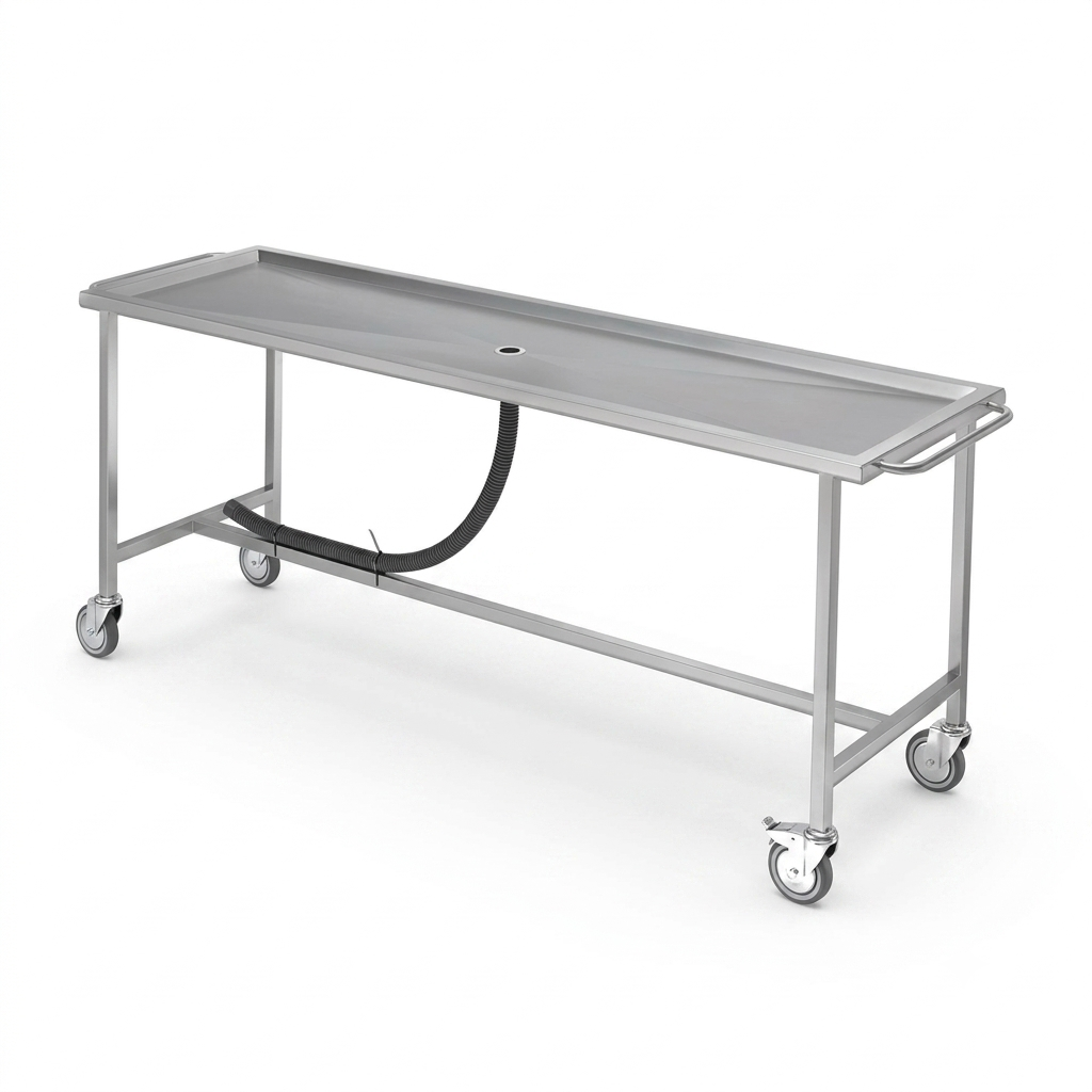 Table de Lavage Mortuaire en INOX- EM01