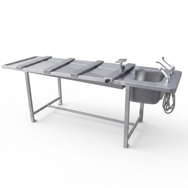 Table d’Autopsie Équipé (avec Bac de Lavage)- EM05
