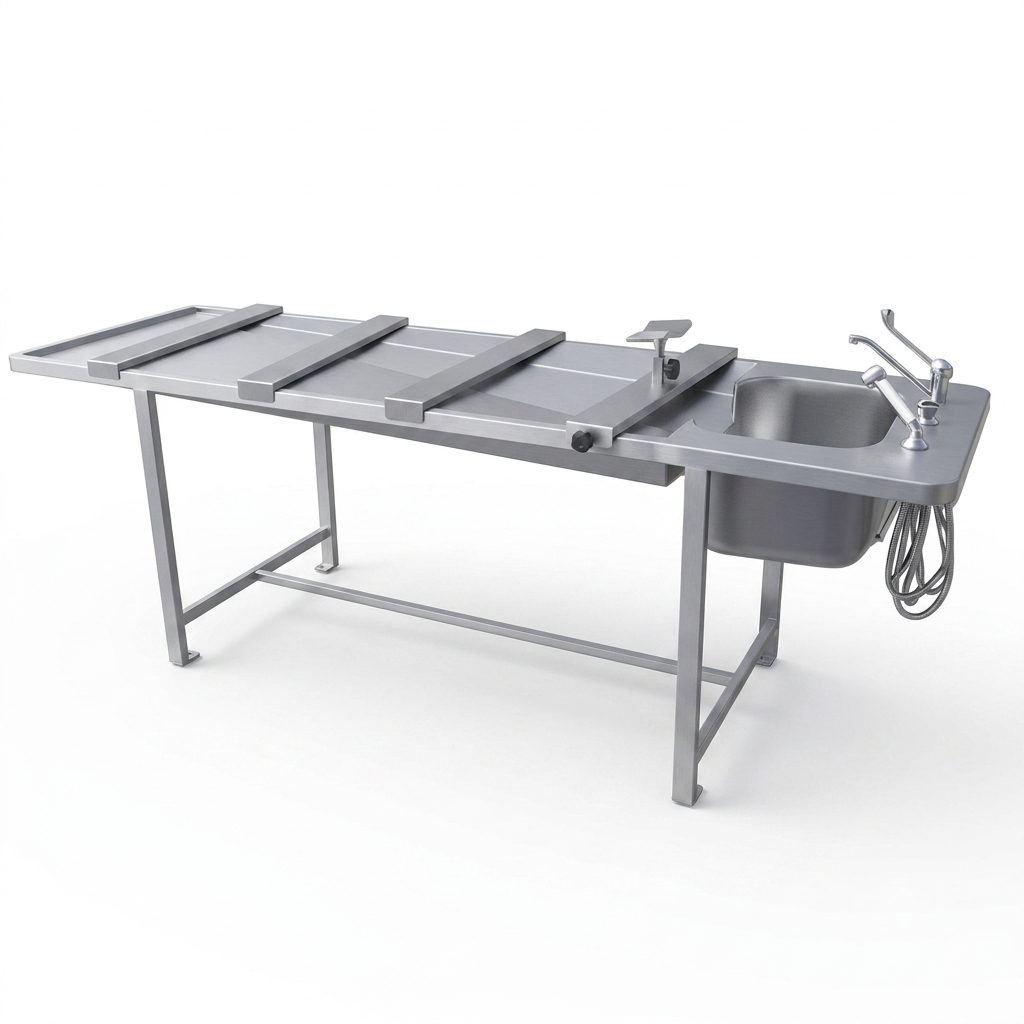 Table d’Autopsie Équipé (avec Bac de Lavage)- EM05