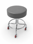 Tabouret médical à vis S/D chromé- TB04