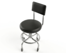 Tabouret médical à vis A/D chromé- TB02